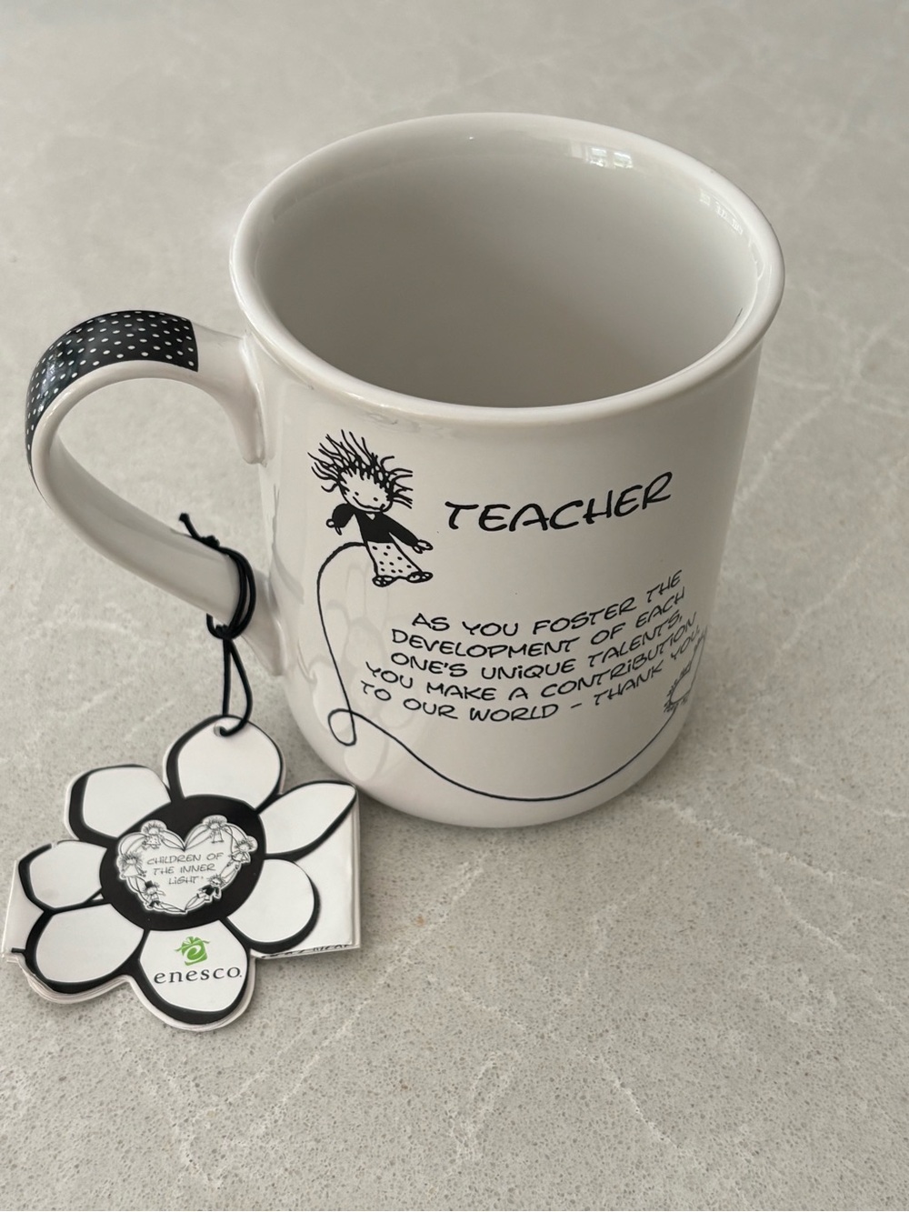 Enesco Children of the Inner Light Teacher Mug NWT Coffee Cup